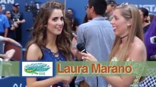 Interview ⇢ Laura Marano • Arthur Ashe Kids Day US Open 8/27/16