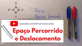 física - Cinemática - Espaço Percorrido e Deslocamento - Exercícios - Marcos Lorandi