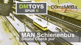 DM-Toys MAN Schienenbus - Sound check