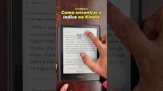 Como encontrar CAPÍTULOS e ÍNDICE no Kindle