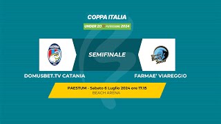 Beach Soccer 2024 Coppa Italia U20 | DOMUSBET.TV CATANIA - FARMAE' VIAREGGIO