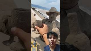 Oh my God how is it possible #youtubeshorts#mitti#sculpture #sandartist#shorts#beach#party #chess#1k