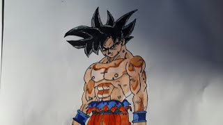 Drawing ULTRA INSTINCT GOKU Dragonball Super | The New Form of Goku | Youness Art