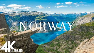 FLYING OVER NORWAY (4K UHD) — успокаивающая музыка и красивое видео о природе — видео 4K Ultra HD