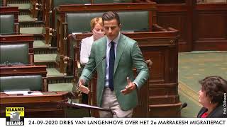 Dries Van Langenhove over het 2e Marrakesh migratiepact 24-09-2020