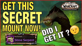 How to Get The Secret Slime Serpent Mount Now! Secret Plaguefall Mount Guide Blood DK | Shadowlands