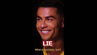 Funniest Lie Detector Test! 💥 #cr7 #cristianoronaldo #ronaldo