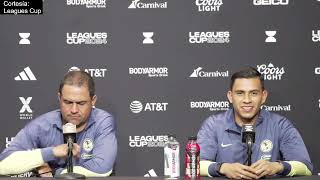 Andre Jardine y Angel Malagón Club América conferencia de prensa previo al duelo ante St. Louis City