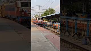 WAG 5 locomotive with passenger coach || #shorts #arijitsingh