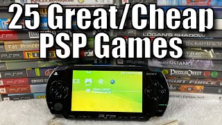 My PSP Collection - 25 Great Games You Can Find Cheap