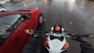 #TestDrive KTM Duke 200 2015 en LLuvia