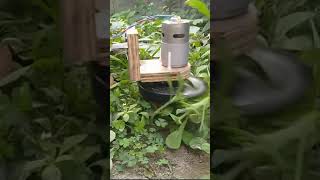 Homemade grass cutter machine #short #grasscutter