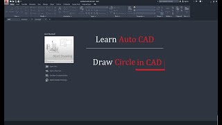 Draw Circle in CAD