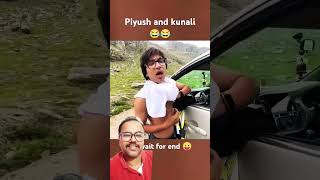 Piyush and kunali dono cute😁 sourav Joshi vlogs#souravjoshivlogs #shorts #trendingshorts