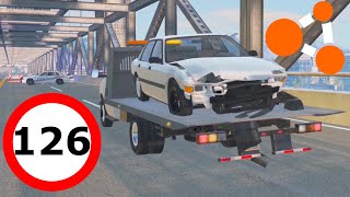 BeamNG.drive (#126) - REALISTYCZNE KOLIZJE I WYPADKI Z KAMEREK SAMOCHODOWYCH 🎥🚗 BeamDash #2