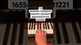 📺 // follow my instagram: jessnotes123 #piano #pianotutorial #pianomusic #billieeilish #tv