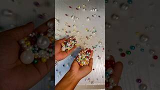 🦋🌈Most satisfying and relaxing asmr calming pearl beads, asmr reverse beads, pearl beads reverse