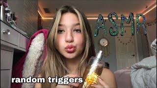 ASMR// Random Triggers and Some Rambling!!