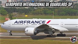 Boeing 777-200ER AIR FRANCE decolando no Aeroporto de Guarulhos-SP