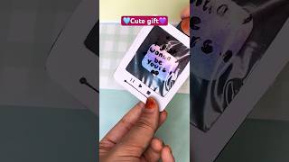 Cute gift idea| things to make when you are bored| diy cute card|#shorts #diy #love #viral #art #fun