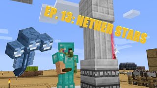 Minecraft Sky Bees 2 | Episode 13 | NETHER STARS [Modded Questing Skyblock]