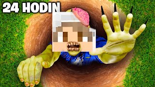 Jsem ZOMBIE na 24 HODIN v Minecraftu!