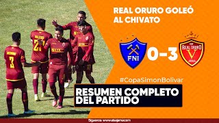 Resumen Completo | Ingenieros 0-3 Real Oruro | Fecha 6 Vuelta | Copa Simón Bolívar 2024