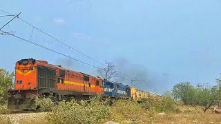 Chasing Rishikesh Shri Ganganagar Express | Push Pull Mode | Double Diesel Engine | 14816