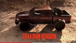 1/10 rc Trx4 dodge ram first driving