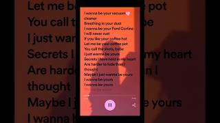 I Wanna Be Yours Song by Arctic Monkeys | #music #lyrics #song #trending #shorts  #youtubeshorts