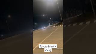 Toyota Mark X 250g top speed run