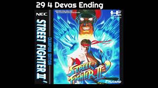 Street Fighter 2 29 Four Devas Ending (PC Engine)