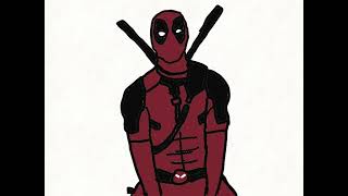 Deadpool and Wolverine opening scene but in 2D animation #deadpooledit #dance #deadpool3