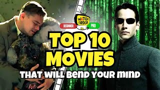 Top 10 Beginner to Pro Movies Like Inception