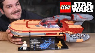 LEGO Star Wars UCS Luke Skywalker's Landspeeder Review! Set 75341 | 2022