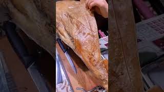 Limpieza parcial de un jamon