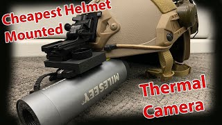 Cheapest Thermal Camera on a Helmet - Infrared on a Budget - MiLESEEY TNV10