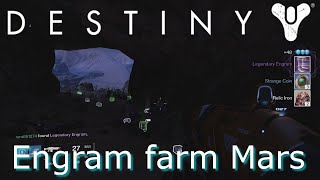 destiny engram farm/loot cave mars after update 13/10/2015 the taken king