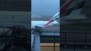 Emirates A380 [A6-EVG] at Heathrow Airport ✈️✈️#aviation #shorts #flight #emirates #video #airport