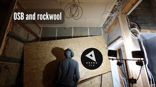 Installing rockwool and OSB. Bathroom and kitchen renovation / Part 8