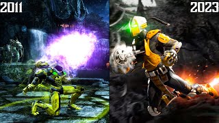 Cyrax Fatal Blow (X-Ray) Evolution - Mortal Kombat 9-12 (2011-2023) 4K