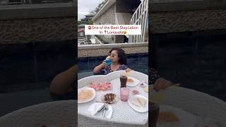 Full Vlog on my Channel!#shorts #getaway #lonavala #staycation #floatingbreakfast #vacation #holiday