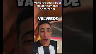 Valverde chuta bola na casa de um torcedor #shorts #futebol #futbol