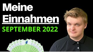 Meine kompletten Einnahmen aus dem SEPTEMBER 2022 offengelegt!