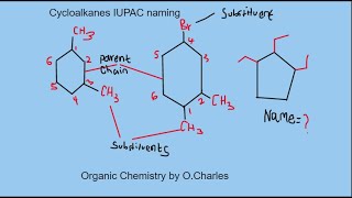 How to write IUPAC names for cycloalkanes