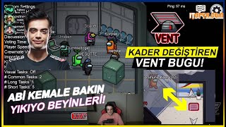 ABİ KEMALE BAKIN YIKIYO BEYİNLERİ! |  VENT BUGU | THALDRİN EKİPLE AMONG US OYNUYOR #8