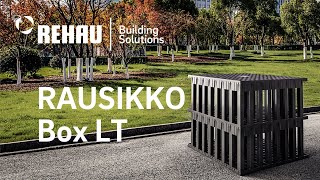 RAUSIKKO Box LT - The innovative space-saving rainwater management system for greener city centres