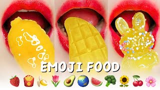 30 Minutes Satisfying ASMR Eating EMOJI FOOD CHALLENGE Mukbang Compilation 먹방