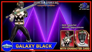 Lost Galaxy Black Ranger mod Gameplay with Character Card | Power Rangers Legacy Wars