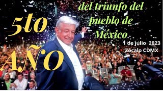 🎤📢 TRANSMISIÓN ESPECIAL - 5 AÑOS DEL TRIUNFO HISTORICO DEL PUEBLO DE MÉXICO - TEAMLO